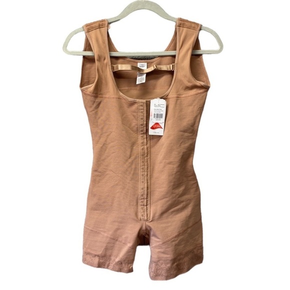 NEW Sonryse Mocha Shapewear Post Surgery Faja Zippered Crotch Open Bust 211BF - Picture 1 of 15